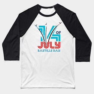 14 of July Bastille Day Baseball T-Shirt